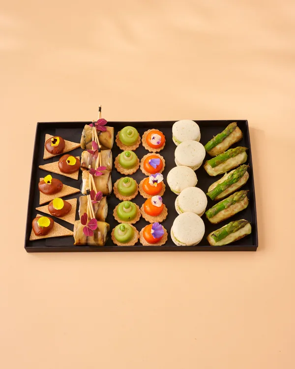 L'écrin végétarien 6 pièces plateau 30pcs