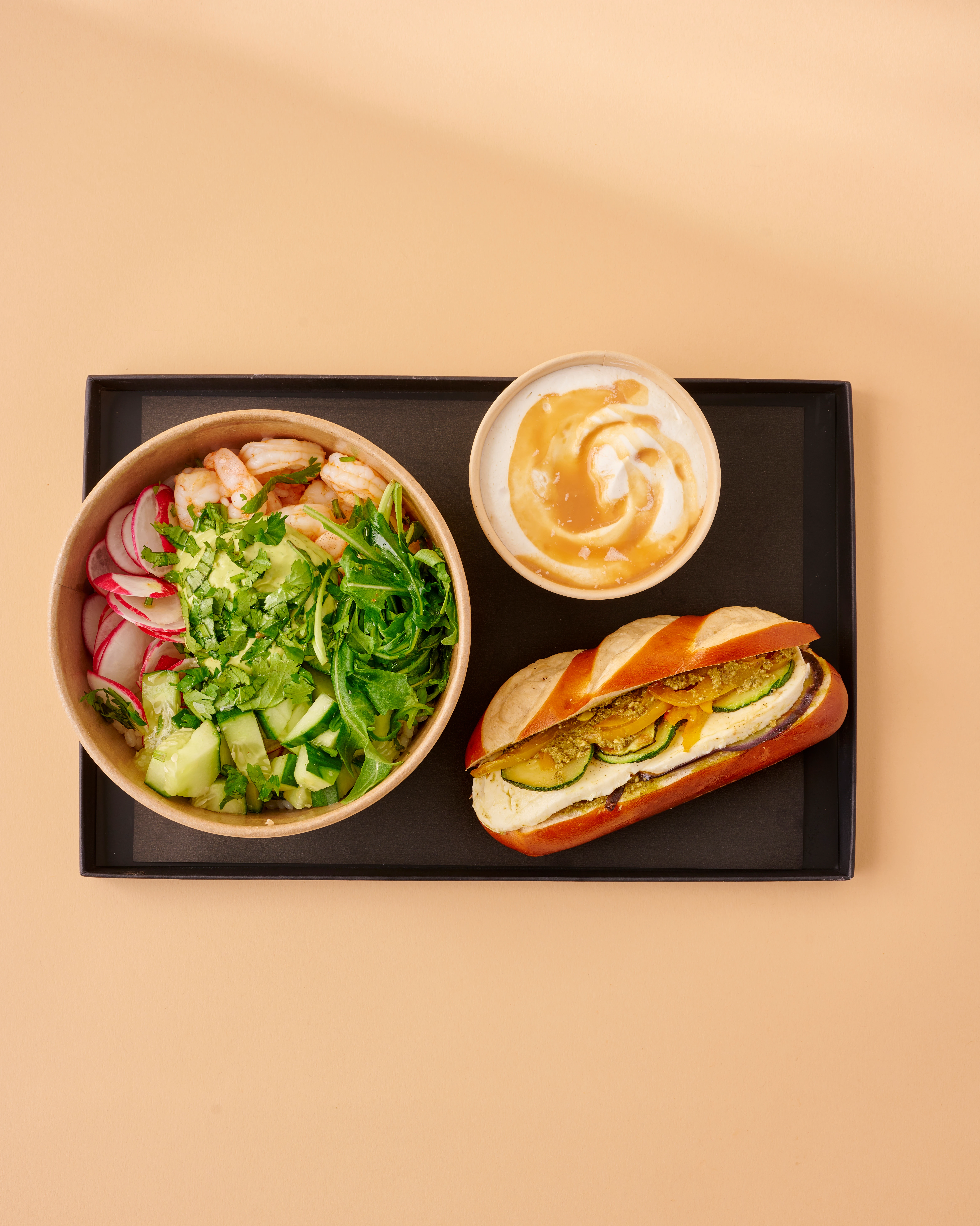 Formule " TRIO" - SALADE + DESSERT