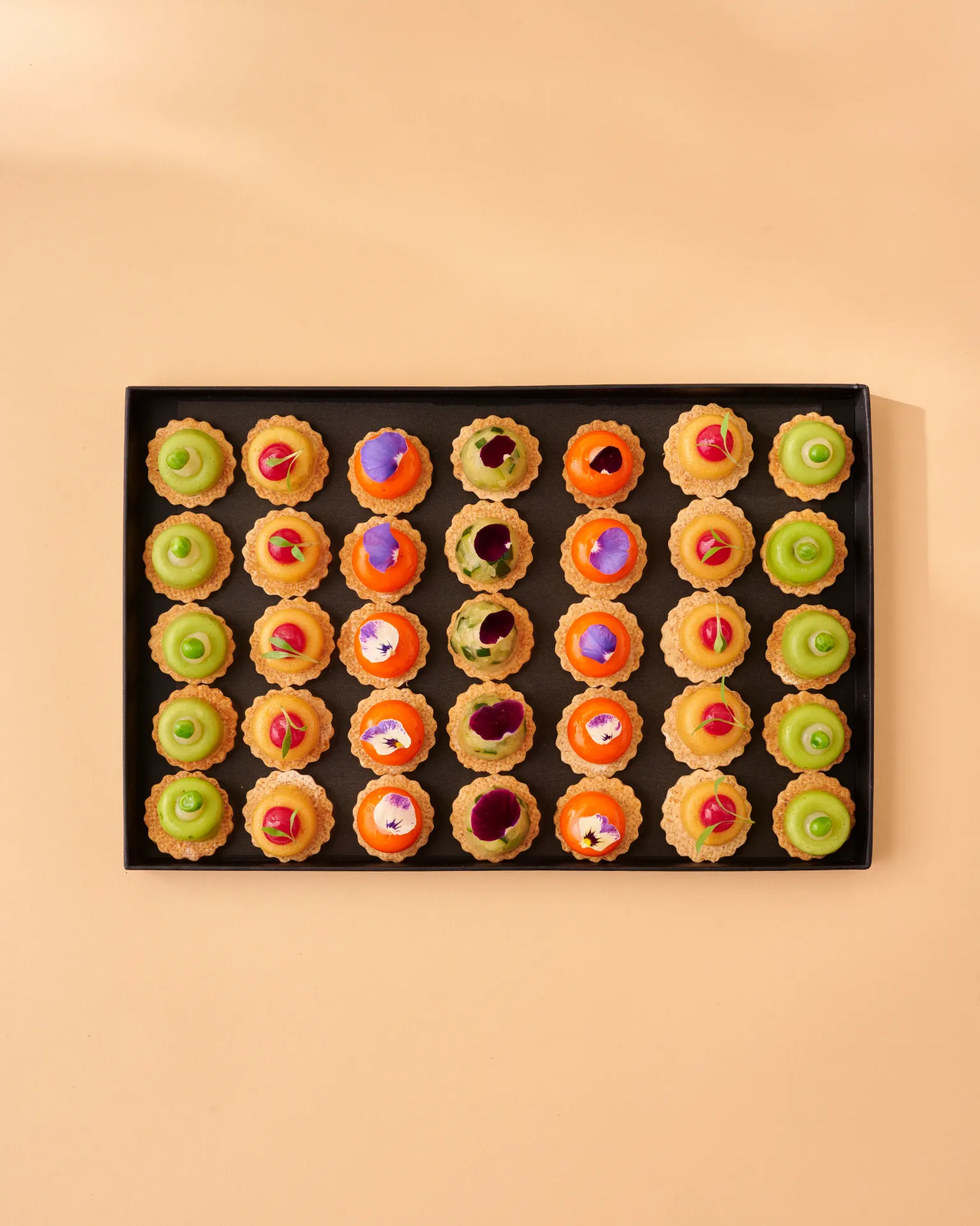 L'assortiment d'écrin de crackers 35pièces