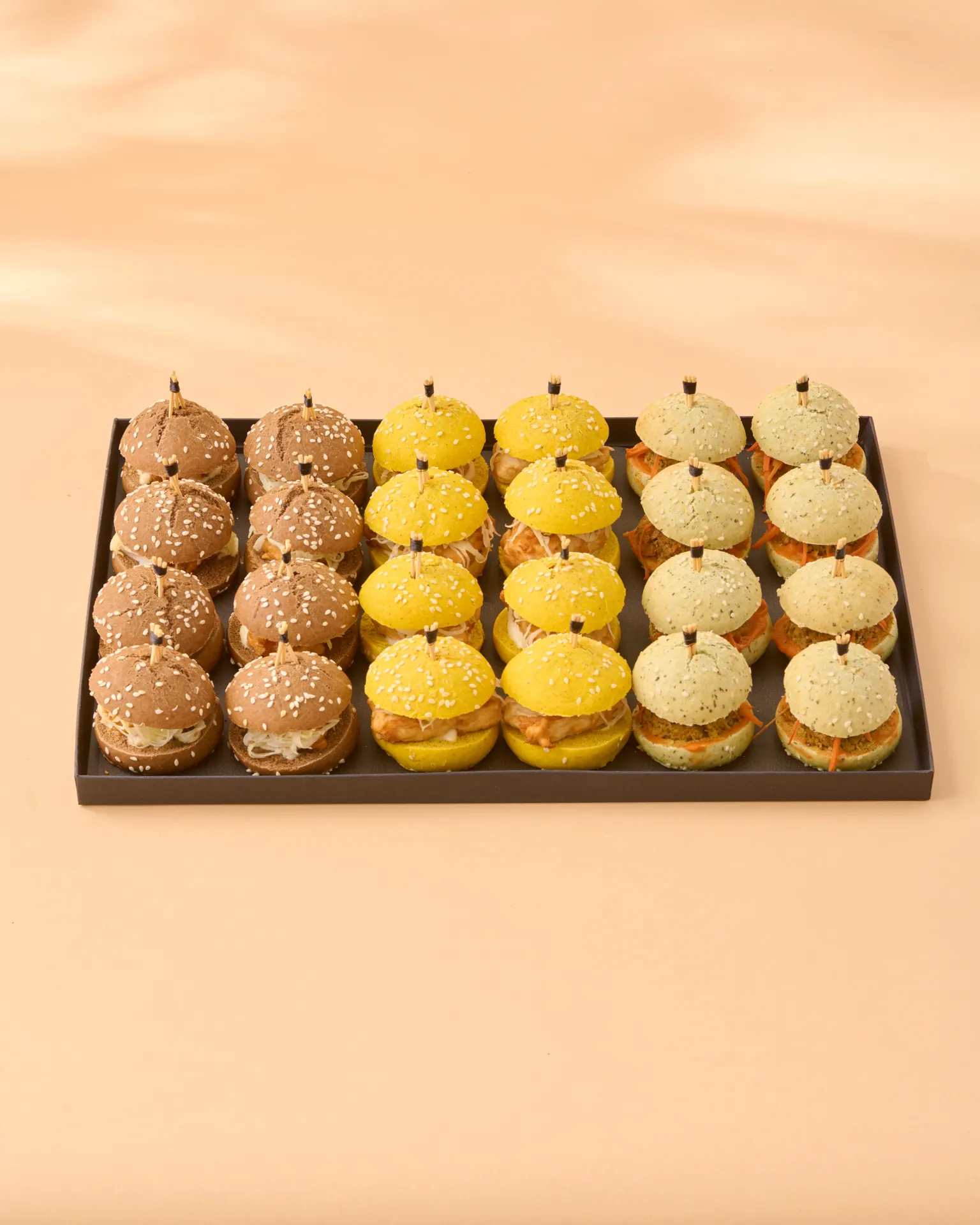 L'assortiment de finger food - les burgers 24pièces