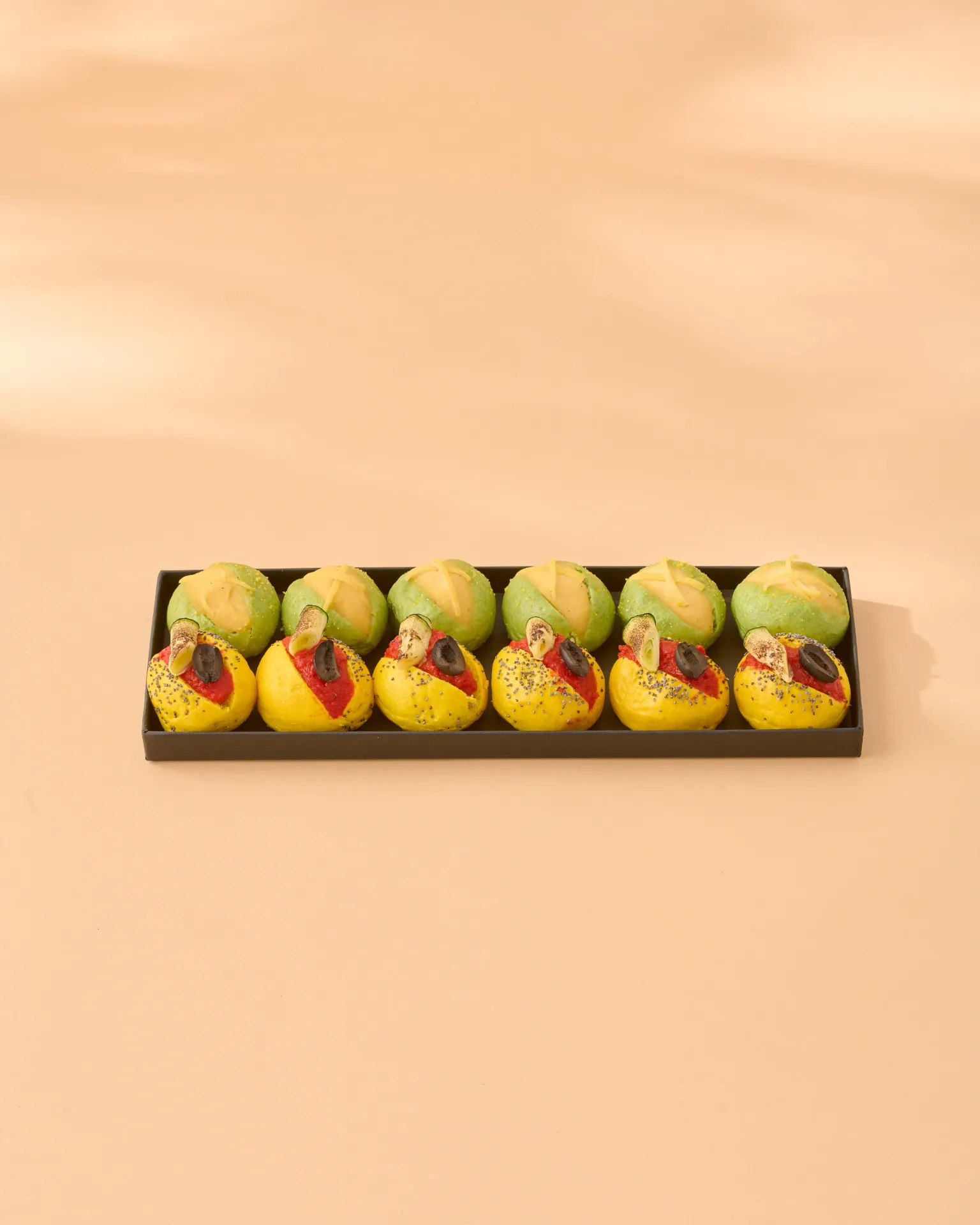 L'assortiment de finger food - les buns ball végétariens 12pièces